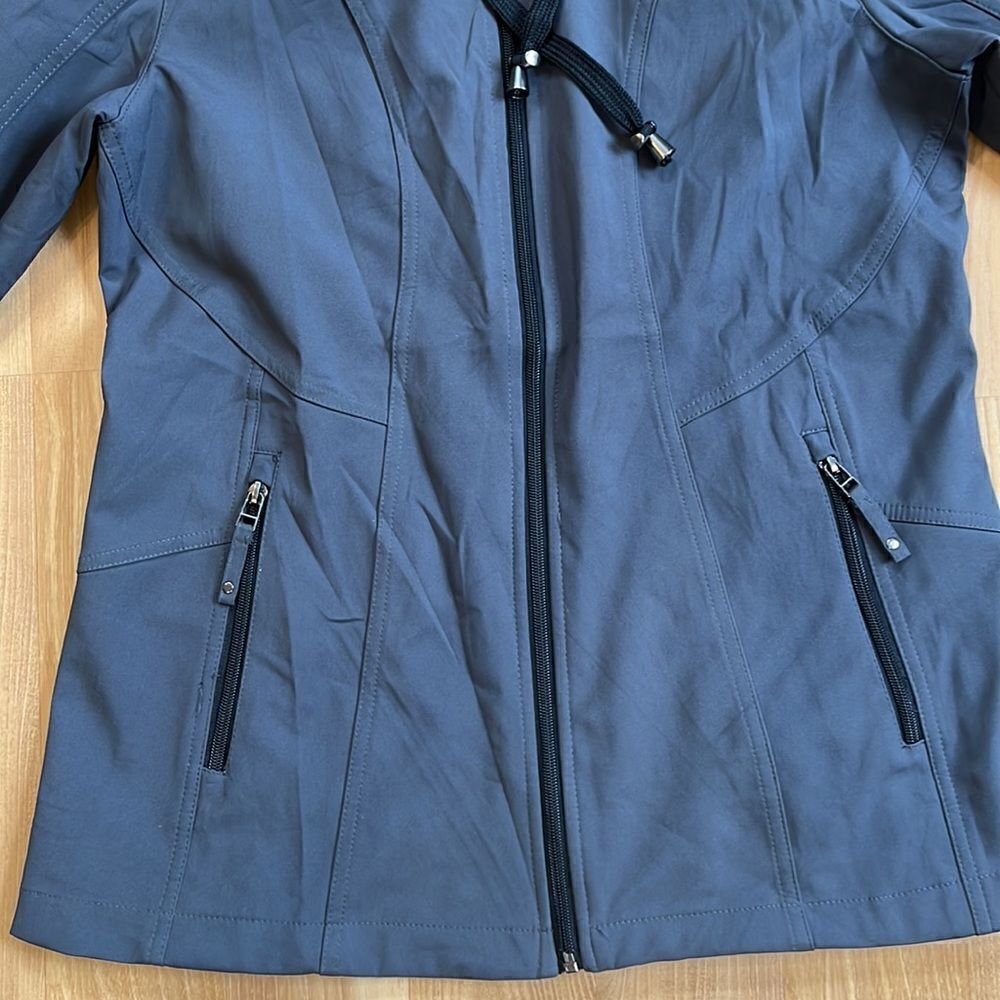 Dark Grey Soft Shell Womens Small - Picture 5 of 11